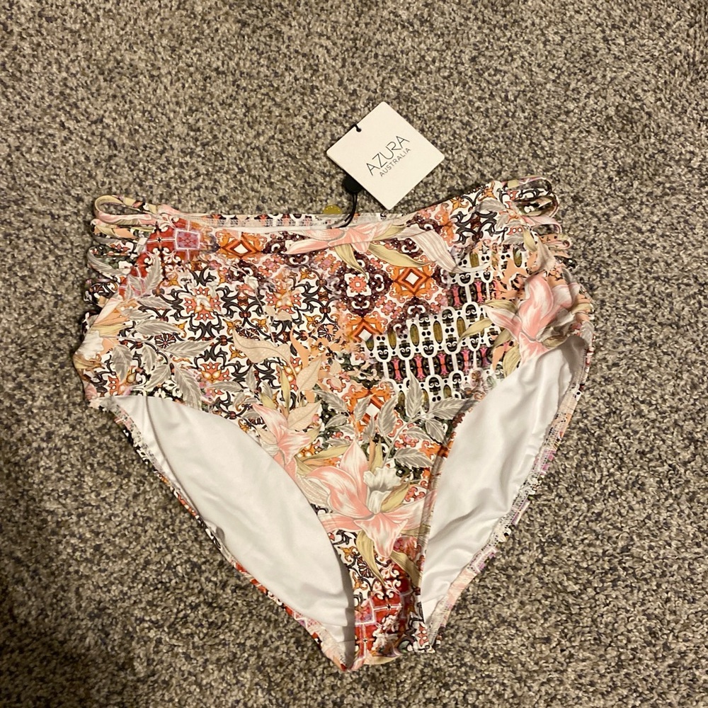 Azura Floral Print Bikini Bottom - Multicolor